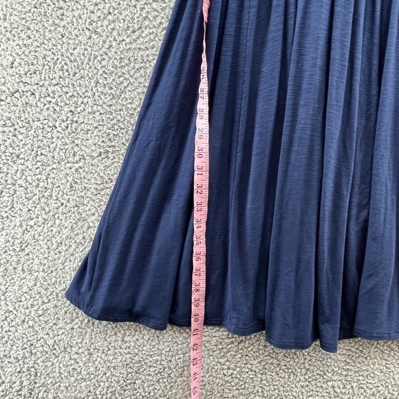 Dolan Dress Women Medium Blue Fit Flare Taya Knee Length Flowy Retro T Shirt - Picture 7 of 8